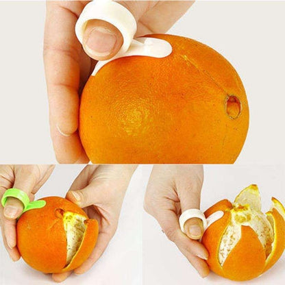 2pcs Orange Peeler for Citrus Fruits, MultiColor V1237-ZY-506-0152