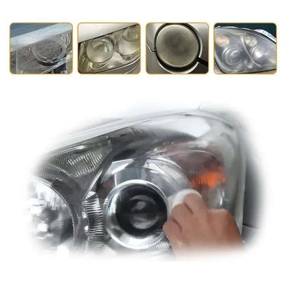 Headlight Polishing Kit MultiColor, Cleans Polishes Increases Clarity Safety V1237-ZY-506-0156