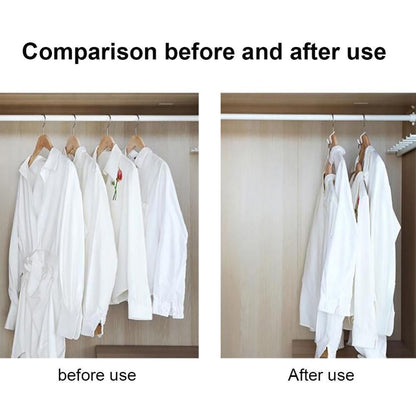 10-pack White Clothes Hangers with Connecting Hook, Organizer V1237-ZY-506-0157