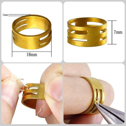 DIY Jewelry Making Kit with Pliers, Wire, Rings, Silver V1237-ZY-506-0163