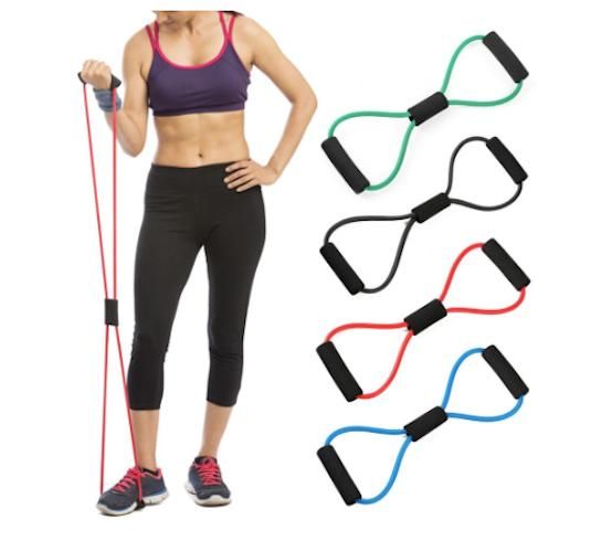 Resistance bands set for exercise yoga rehab, multicolor V1237-ZY-506-0165