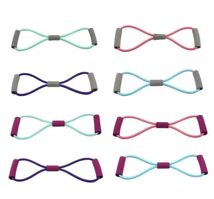 Resistance bands set for exercise yoga rehab, multicolor V1237-ZY-506-0165