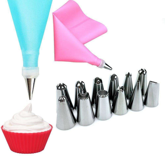 12-Pack Liquor Bag Kit with Tips, Pink V1237-ZY-506-0166