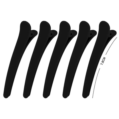 10x Professional Hair Clips for Salons & Home Use, Black V1237-ZY-506-0172