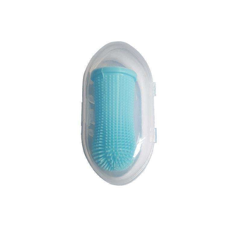4-pack Dog Toothbrush Pet Finger Toothbrush for Teeth Cleaning, Multi-color V1237-ZY-506-0173
