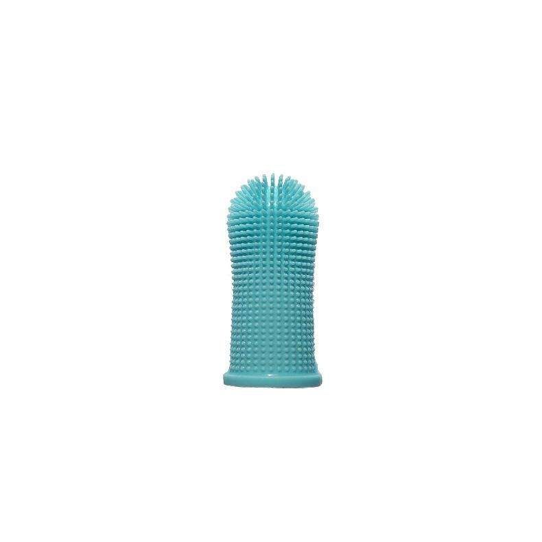 4-pack Dog Toothbrush Pet Finger Toothbrush for Teeth Cleaning, Multi-color V1237-ZY-506-0173