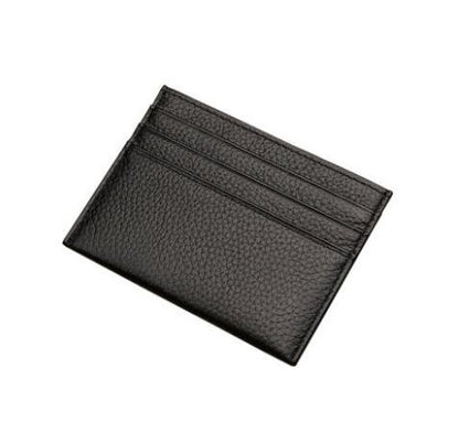 Black Card Holder Wallet with Bill Compartment V1237-ZY-506-0176