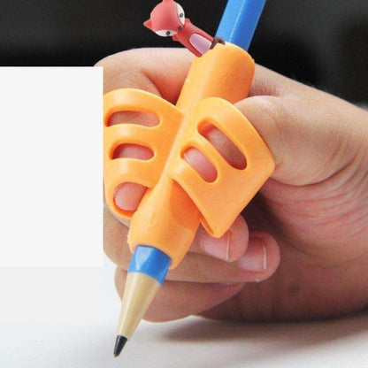 3pcs Pencil Holder for Kids, Multicolor Writing Aid Grip Trainer Pen Holder V1237-ZY-506-0179