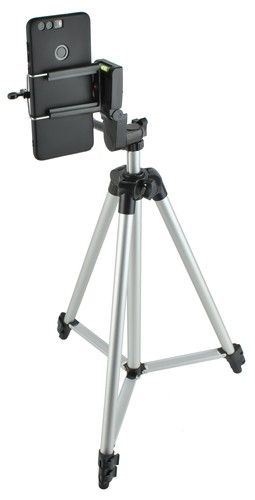 Phone Tripod Black, Mobile Camera Stand & Selfie Stick with Adjustable Height V1237-ZY-506-0180