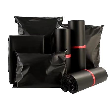 100pcs Black E-commerce Mail Bags, 45 x 60cm V1237-ZY-506-0185