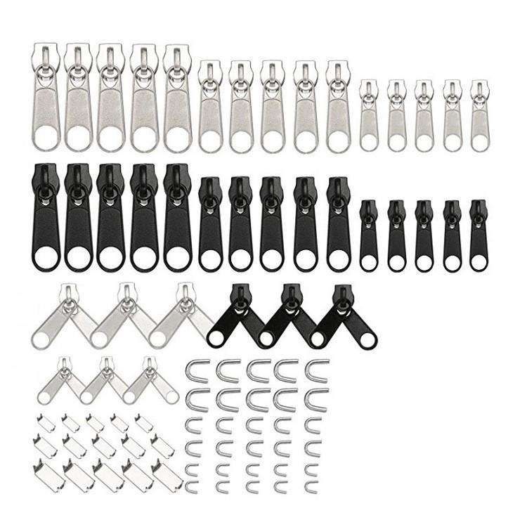 84 Pieces Universal Zipper Replacement Repair Kit, MultiColor V1237-ZY-506-0189