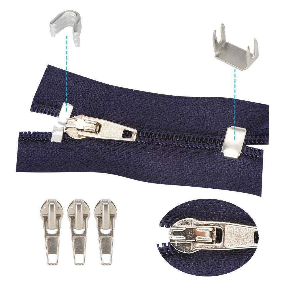 84 Pieces Universal Zipper Replacement Repair Kit, MultiColor V1237-ZY-506-0189
