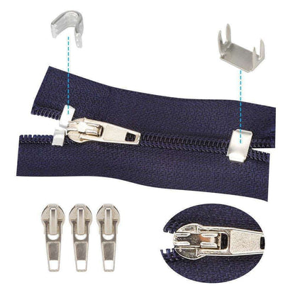 84 Pieces Universal Zipper Replacement Repair Kit, MultiColor V1237-ZY-506-0189