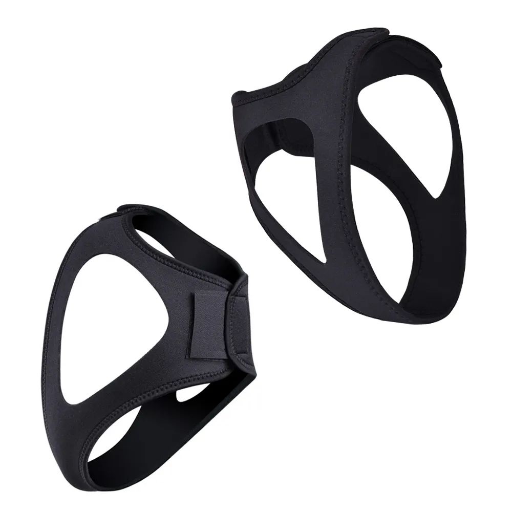 Adjustable Anti Snoring Chin Strap, Black, Stop Snoring Belt V1237-ZY-506-0190