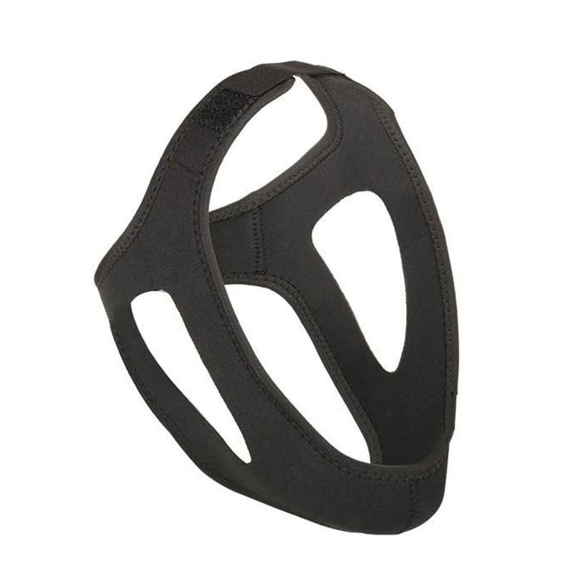 Adjustable Anti Snoring Chin Strap, Black, Stop Snoring Belt V1237-ZY-506-0190