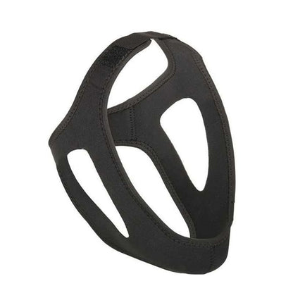Adjustable Anti Snoring Chin Strap, Black, Stop Snoring Belt V1237-ZY-506-0190