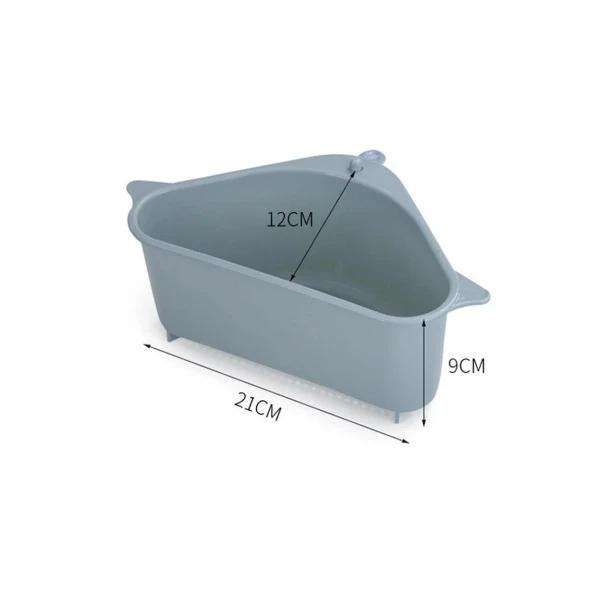 2-Pack Sink Strainer Rinse Box for Fruits Vegetables, Grey V1237-ZY-506-0204