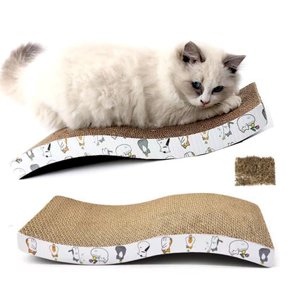 Cat Scratching Board, MultiColor Cat Tree with Catnip V1237-ZY-506-0206