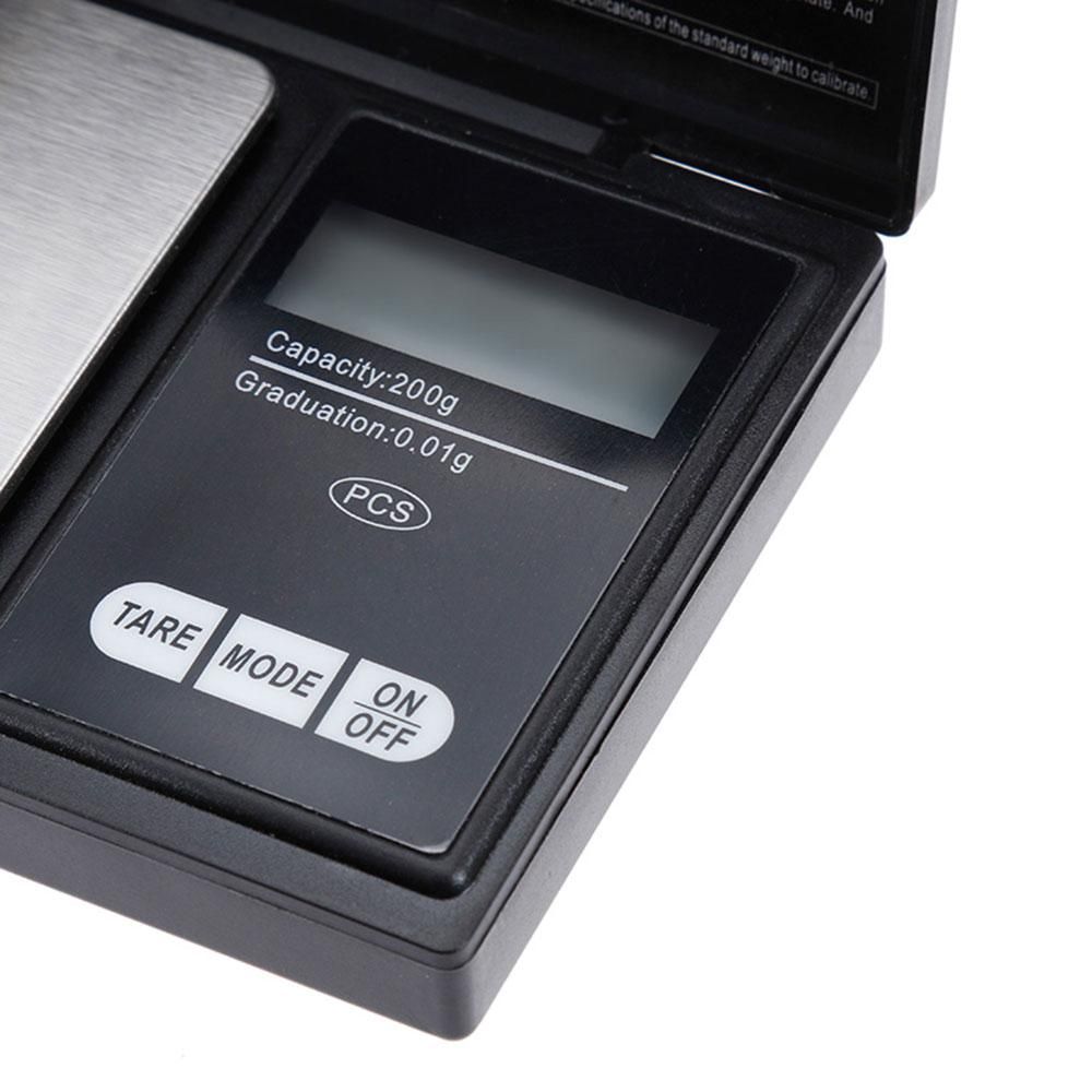Pocket Scale Digital 0.01g-200g, Black V1237-ZY-506-0207