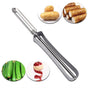 Stainless steel potato peeler and fruit peeler, Silver V1237-ZY-506-0208