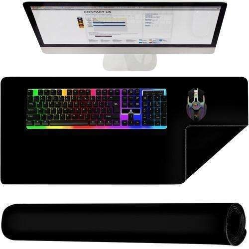 XXL Mouse Pad, 90x45cm, Black Desk Pad V1237-ZY-506-0212