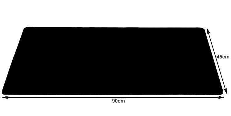 XXL Mouse Pad, 90x45cm, Black Desk Pad V1237-ZY-506-0212