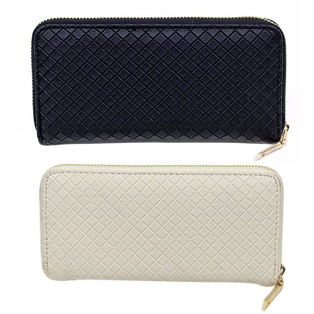 Square Wallet, Black White V1237-ZY-506-0217