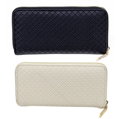 Square Wallet, Black White V1237-ZY-506-0217