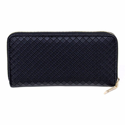 Square Wallet, Black White V1237-ZY-506-0217