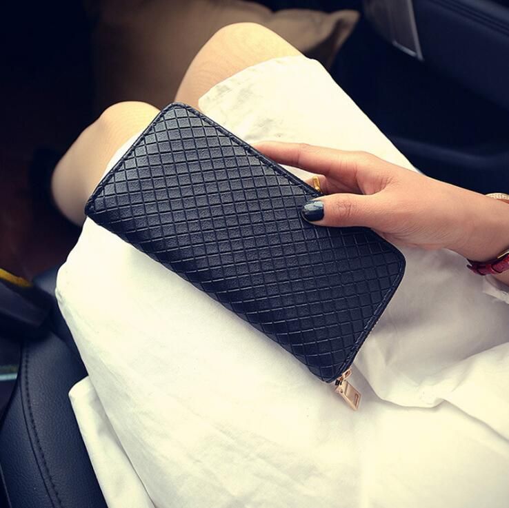 Square Wallet, Black White V1237-ZY-506-0217