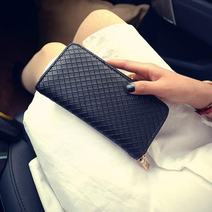 Square Wallet, Black White V1237-ZY-506-0217