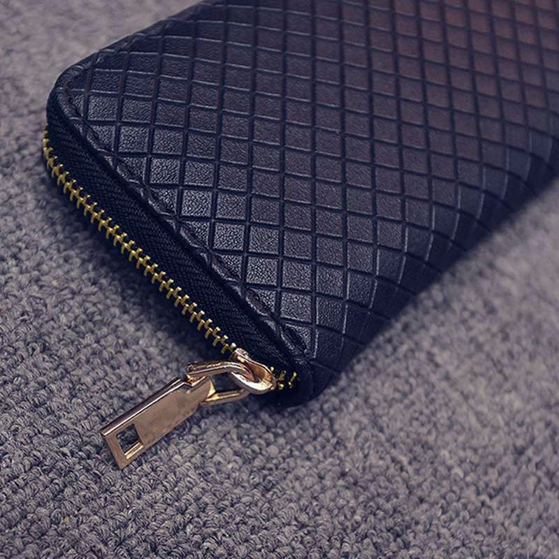 Square Wallet, Black White V1237-ZY-506-0217
