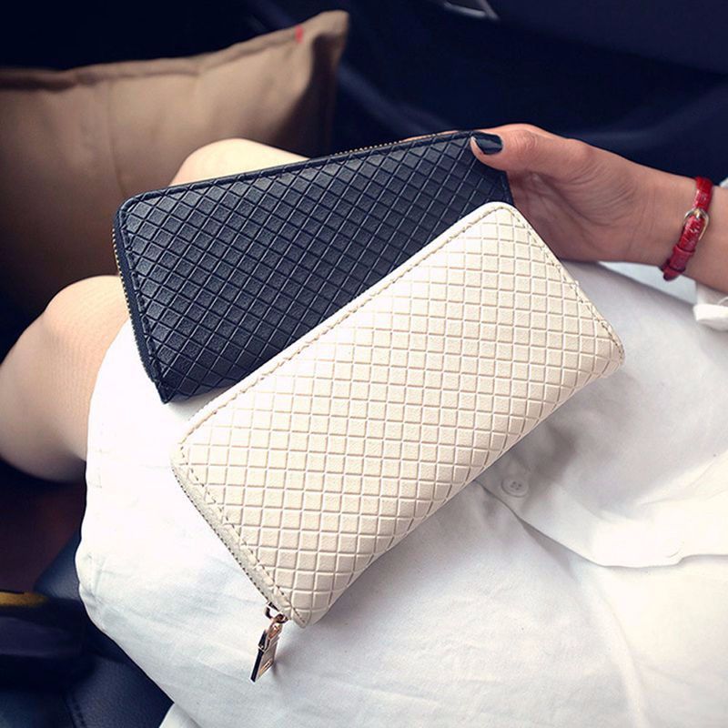 Square Wallet, Black White V1237-ZY-506-0217