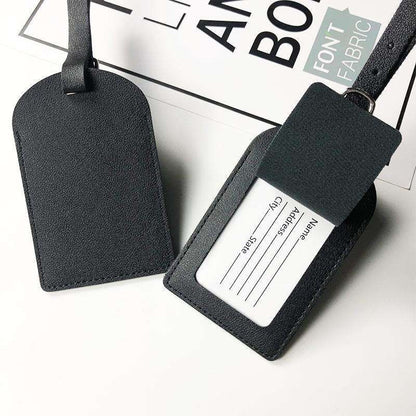 Luggage tag Black, Address tag Bag marking V1237-ZY-506-0218