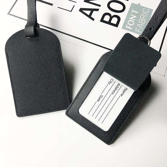Luggage tag Black, Address tag Bag marking V1237-ZY-506-0218