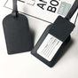 Luggage tag Black, Address tag Bag marking V1237-ZY-506-0218