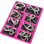 Brain Teaser Metal Puzzle, Pink V1237-ZY-506-0219
