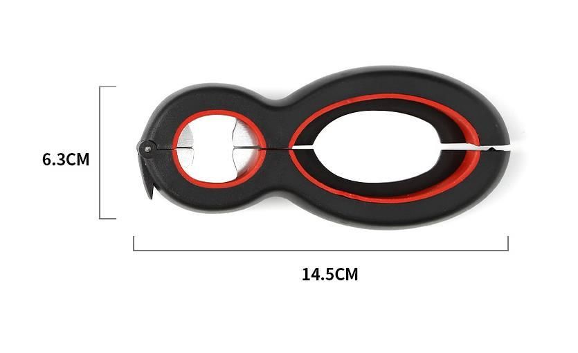 6 in 1 Can and Bottle Opener, Multi-Color V1237-ZY-506-0220