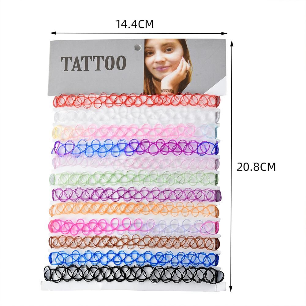 12-Piece Necklace Set Multicolor V1237-ZY-506-0222