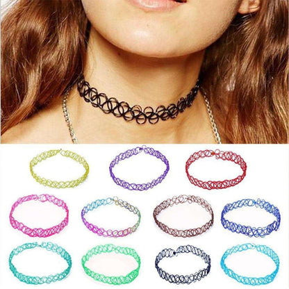12-piece Necklace Set, Black V1237-ZY-506-0223