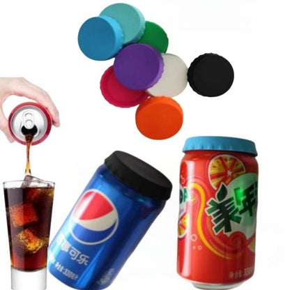 2pcs Silicone Caps Leakproof Jar Lid, MultiColor V1237-ZY-506-0225