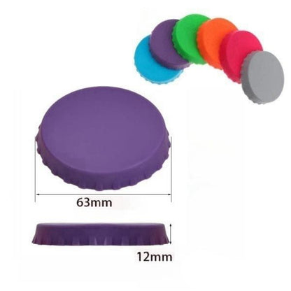 2pcs Silicone Caps Leakproof Jar Lid, MultiColor V1237-ZY-506-0225