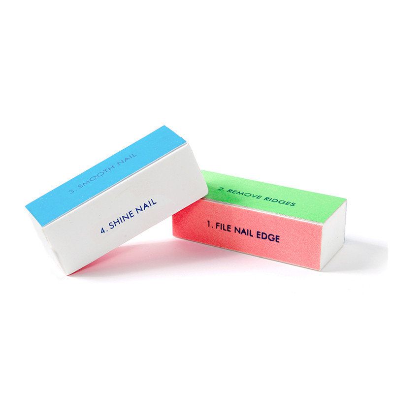 4 in 1 Nail Buffer File for Polishing and Filing, Multi Color V1237-ZY-506-0228