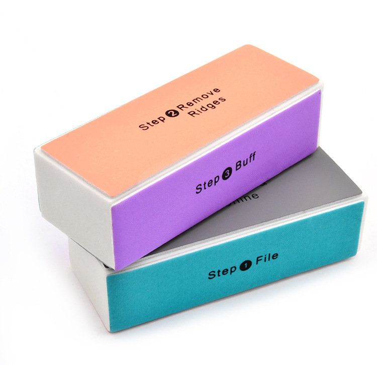 4 in 1 Nail Buffer File for Polishing and Filing, Multi Color V1237-ZY-506-0228