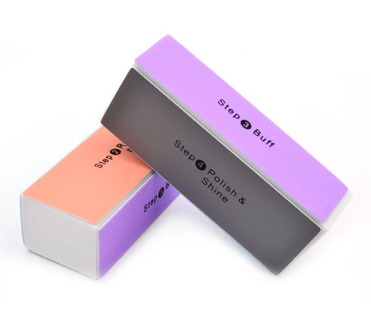 4 in 1 Nail Buffer File for Polishing and Filing, Multi Color V1237-ZY-506-0228