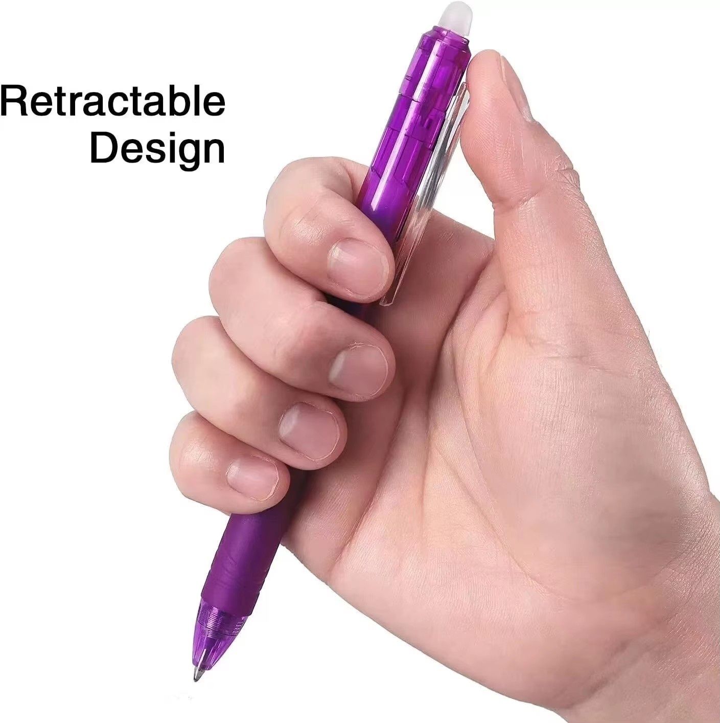 8-Pack Erasable Gel Ink Pens, Multi-Color Erasable Pens V1237-ZY-506-0229