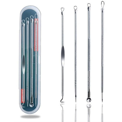 4-pack Blackhead Remover Tool, Silver V1237-ZY-506-0235