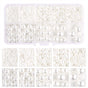 800pcs Acrylic Beads for Jewelry Making, DIY Imitation Pearls White V1237-ZY-506-0237