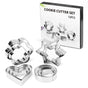 12pcs Baking Molds Cookie Cutters Gingerbread Molds, Silver V1237-ZY-506-0239