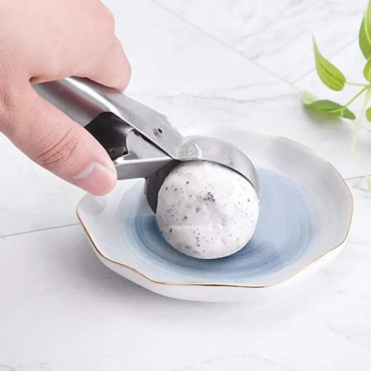 Silver Ice Cream Scoop with Ejector, Large V1237-ZY-506-0241